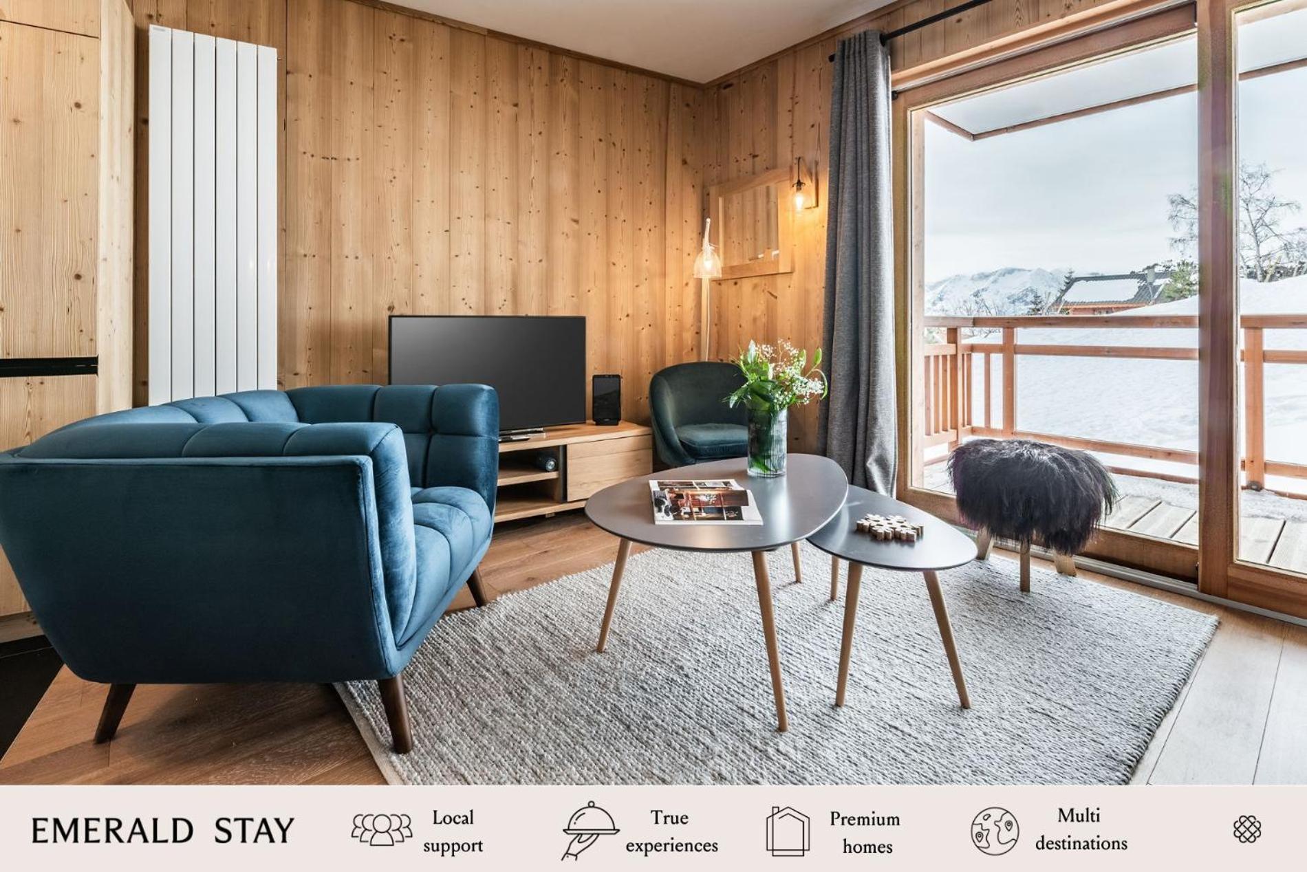 Residence Hameau De Clotaire Alpe D'Huez - By Emerald Stay Exteriör bild